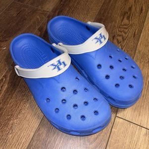 University‎ Of Kentucky UK Crocs Mens Size 12-13 Blue Sandals Shoes Rubber